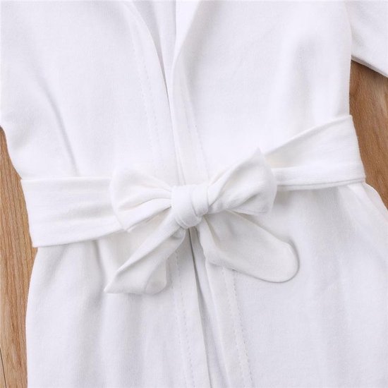 Baby badjas (0-12 Maanden) - Konijn - Wit- Van Heble® van Heble® — afbeelding 3