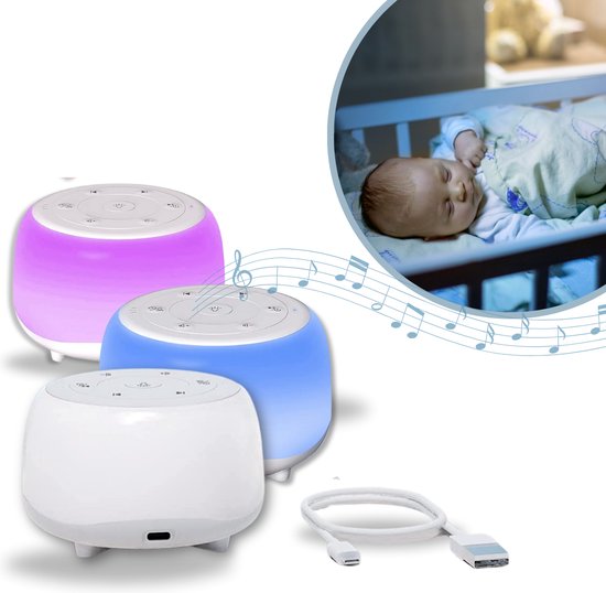 Machine à bruit, 40 sons apaisants et machine à bruit blanc avec veilleuse  pour bébé pour