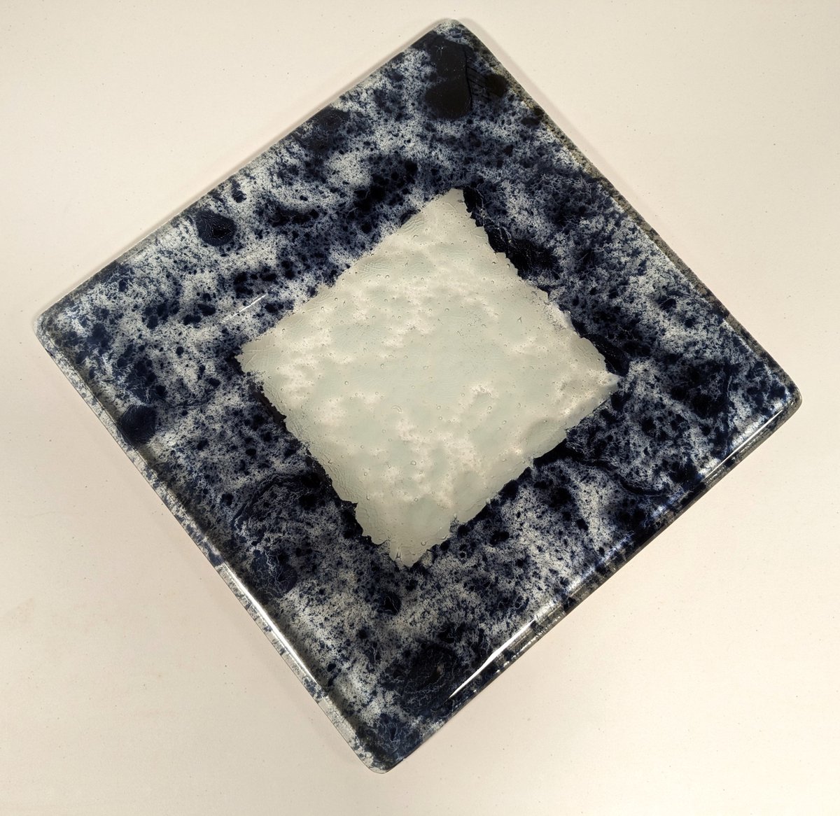 Kersten schaal keramiek deco 35x15cm blauw/wit kopen? - tuincentrum