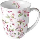 mok - porselein - fine bone china - Ambiente - voorjaar - bloesem - appelbloesem - moederdag - verjaardag - Pasen - spring blossom