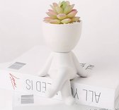 EaseFrame plantenpot - Sitting Man Plantenpot voor Binnen en Buiten