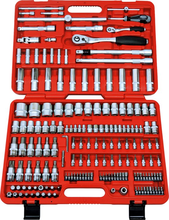 FAMEX 10355-15 Ring Maulschlüssel Set - Gabelringschlüssel