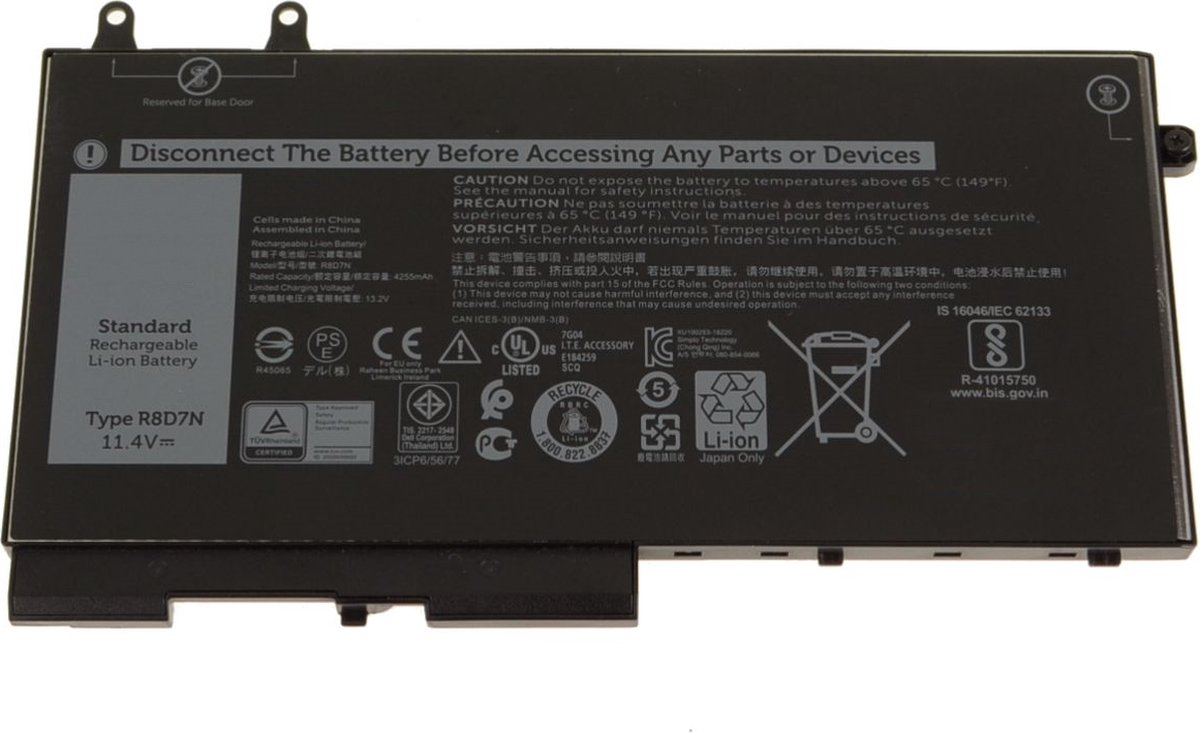 DLH DWXL4592-B048Y2 laptop reserve-onderdeel Batterij/Accu