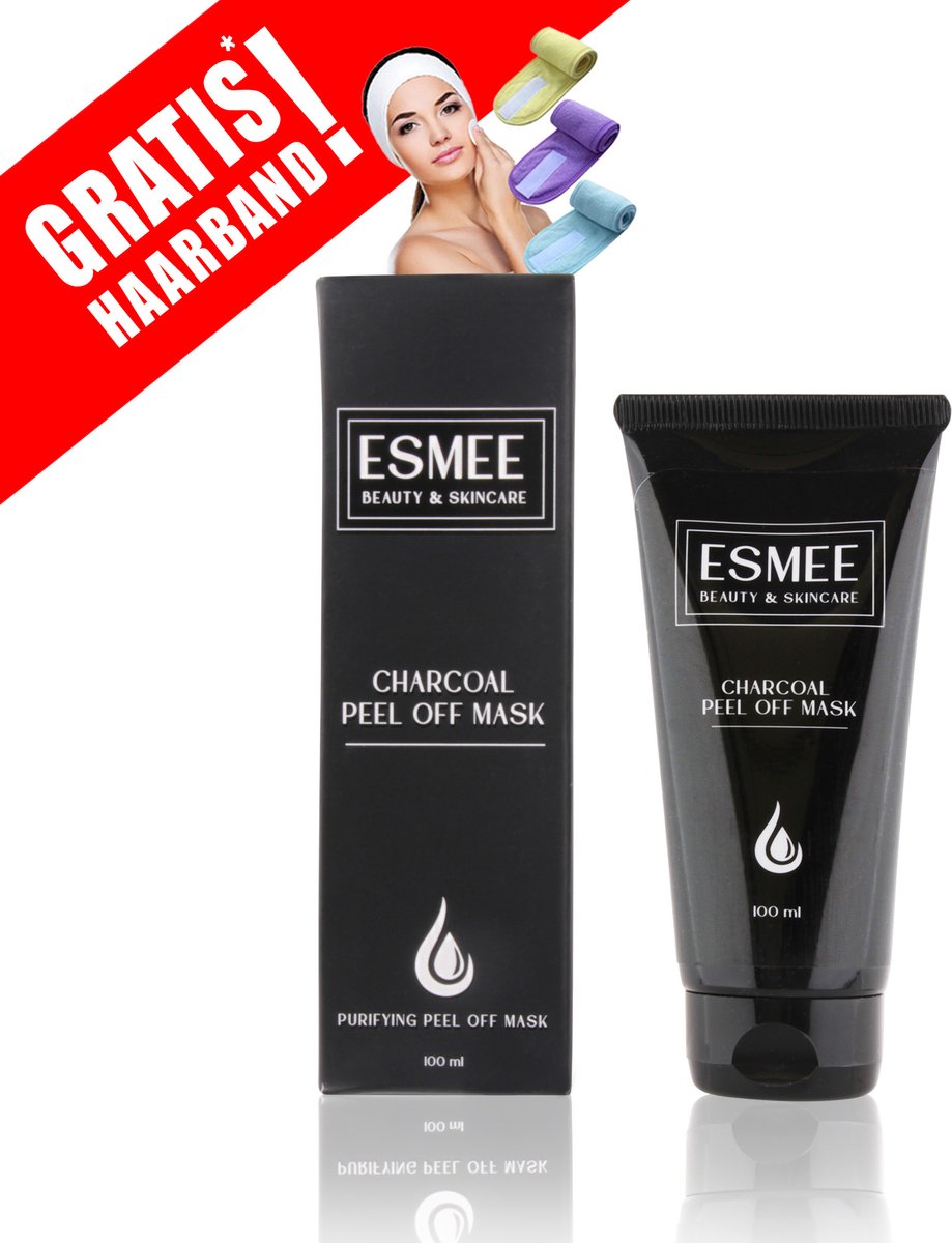 Official Esmee Charcoal Peel Off Mask 100ML-Gezichtsmasker-Huidverzorging vrouwen-Huidverzorging mannen-Masker-Huidmasker vrouwen
