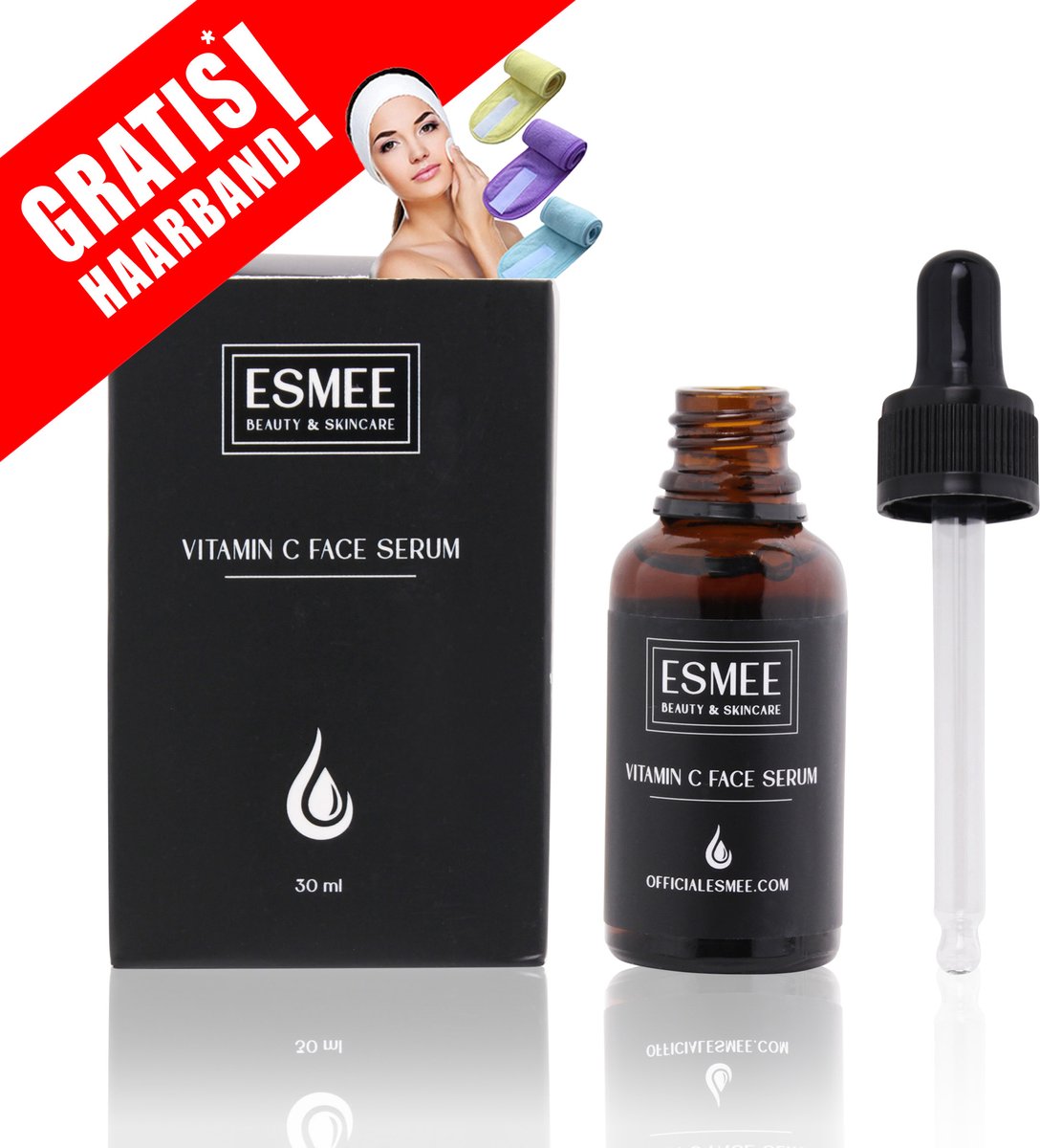 Official Esmee Vitamine C Serum - Gezicht serum - Skincare -c serum- retinol serum- Verzorgende serum - Huid serum vrouwen - Huid serum mannen - Verzorgende werking-Droge huid - Gevoelige huid - 30ML