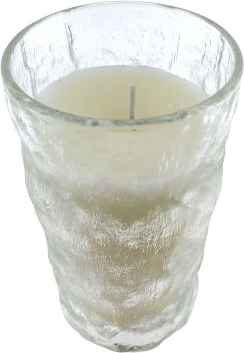 Home Society - Kaars in glas - Creme - 40 branduren