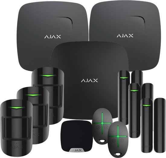 BAY - Kit système d'alarme Ajax avec 2 Caméras dôme WiFi Full HD Dahua -  Wit