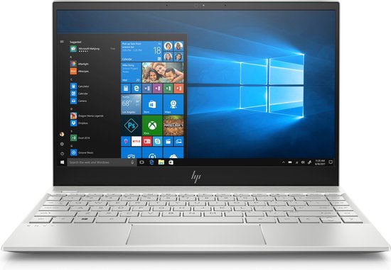 HP ENVY 13-ah0810nd Intel® Core™ i7 i7-8550U Laptop 33,8 cm (13.3") Full HD 8 GB LPDDR3-SDRAM 256 GB SSD Windows 10 Home Zilver