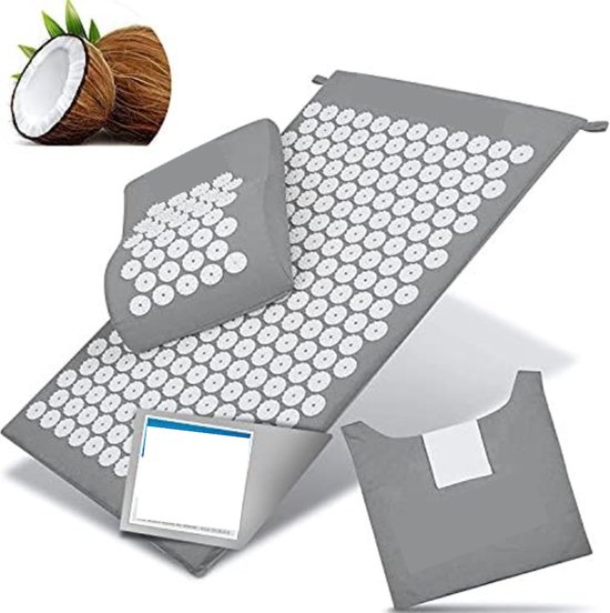 Foto: Gratyfied shakti mat shakti mat acupressuur mat acupressure mat spijkermat met kussen nail mat with cushion 