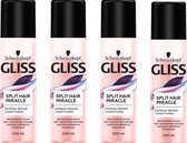 Gliss Split End Miracle - Anti-Klit Spray - 4 x 200 ml