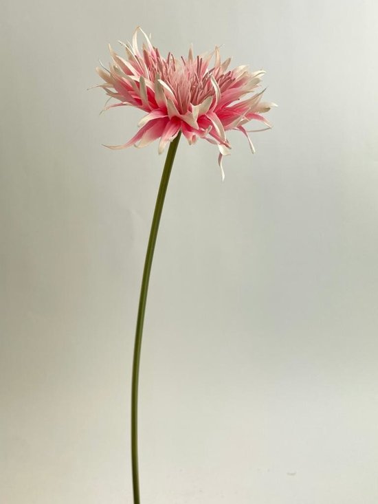 Zijden kunstbloem Gerbera | Roze | Lengte 50 centimeter