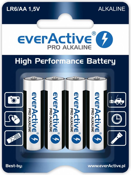 Baterie AA / LR6 everActive Pro Alkaline 4 szt