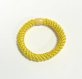 Hairtie armband elastiek - Geel - Gezonder voor je haar dan andere elastieken - Damesdingetjes