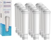 AllSpares Waterfilter (12x) geschikt voor o.a. Krups espressomachines vervangingsfilter voor Krups F088 en Bosch / Siemens TCZ6003 / TZ60003