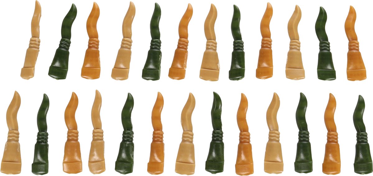 Hondensnack Veggie Tandpasta Mix - 24 stuks - 7,5 cm - 150 gram