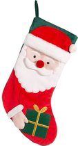 Kerstman met Cadeau Christmas Stocking van Sass & Belle - Decoratie Kerstsok met de Kerstman