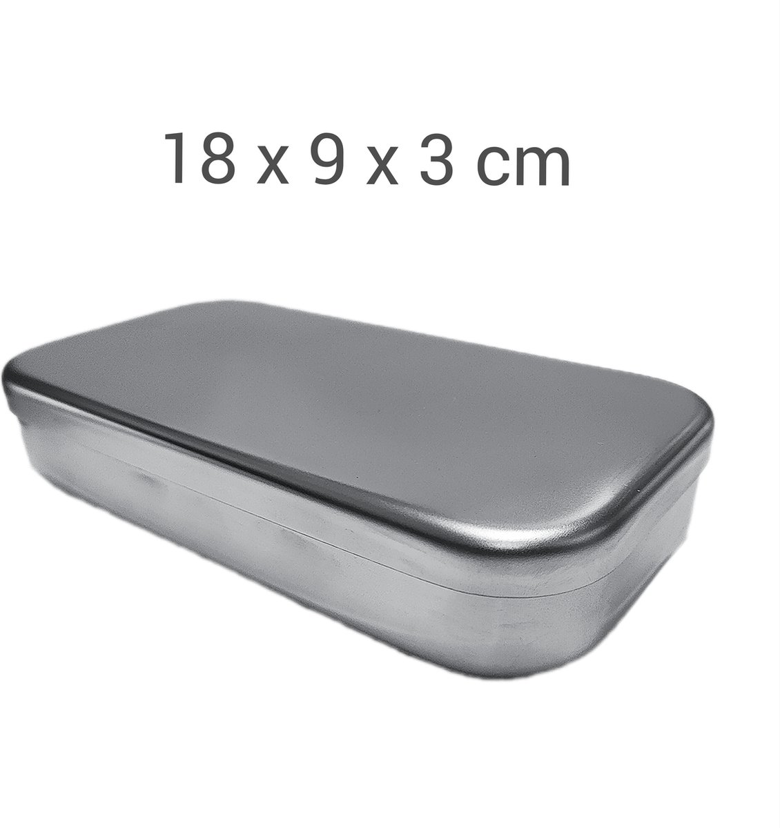 Goedkoopste Instrumentendoos RVS - Groot - 18x9x3cm - RVS