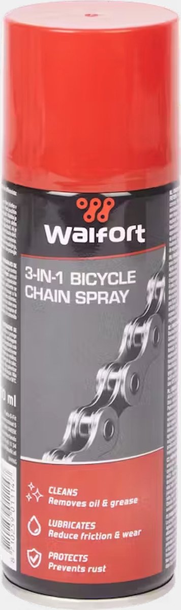 Walfort kettingspray - Smeermiddel - Fiets - Waterbestendig - 200 ML