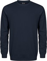 Unisex Sweater 'Promodoro' met ronde hals Navy - S