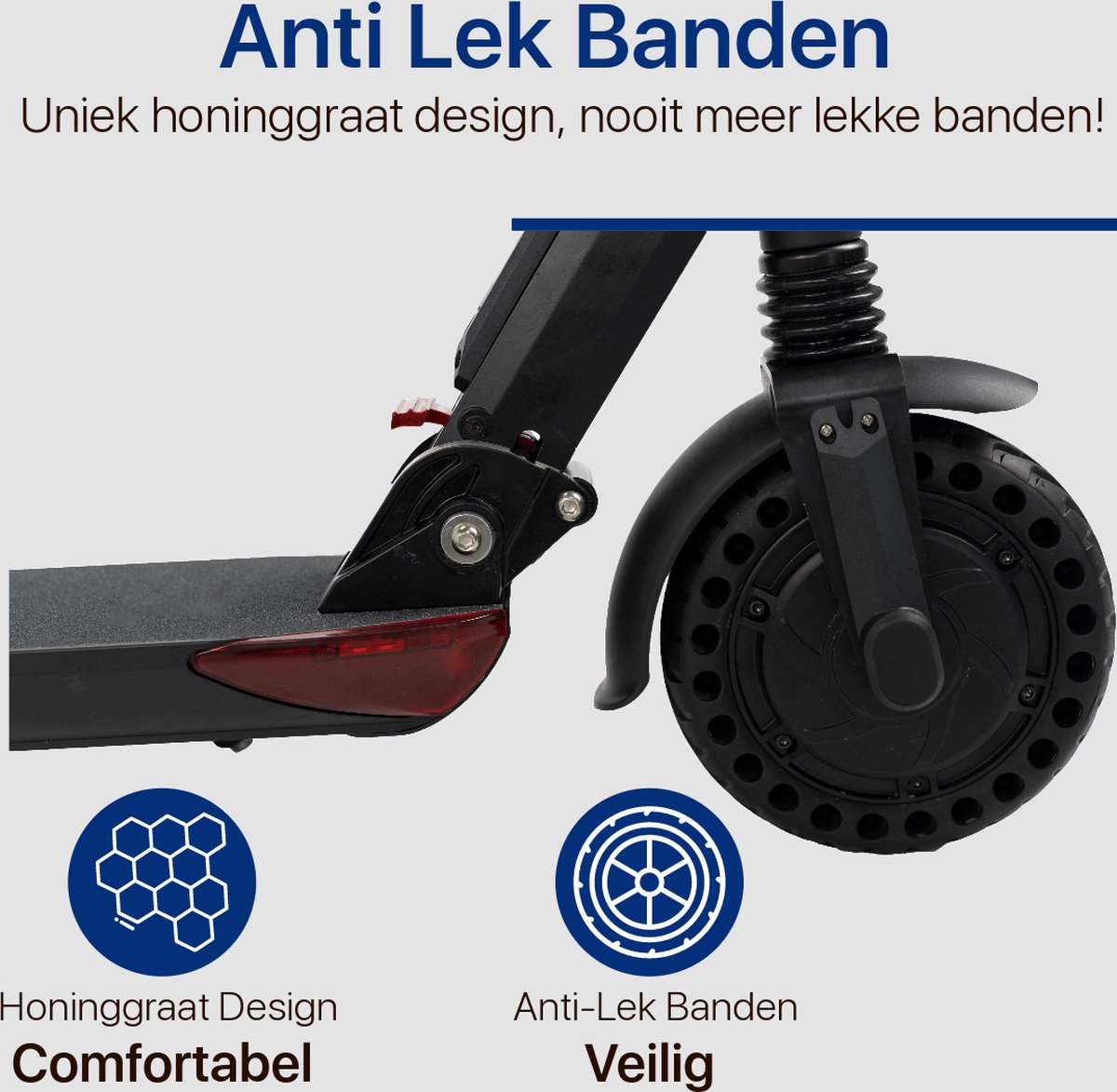 Afbeelding 2 van Elektrische Step - Dubbele Vering + Rem - 25 KM - Max 100 KG - 30 KM bereik - 4 Uur Snelladen - Volwassenen + Kinderen - LED Verlichting - Schokbestendige Wielen - Anti Lek Banden - Phreeze Origineel