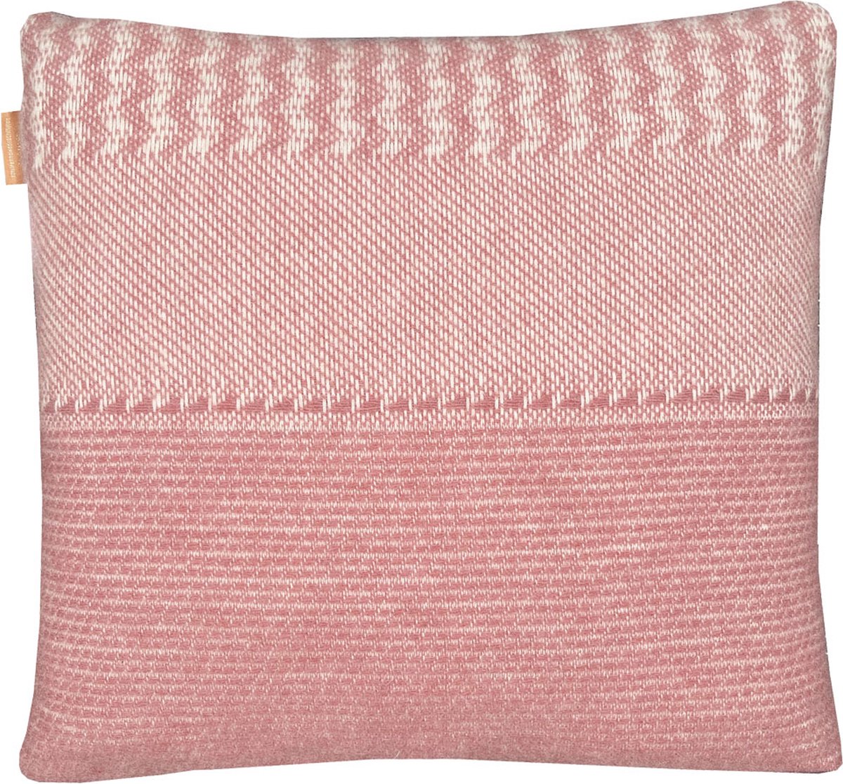 Uptown wool cushion pink square