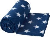 Knuffeldeken, pluizige deken, fleece-deken, deken voor in de woonkamer, sofa, warm, winter, zacht, voor op de bank, deken voor kinderen, zitbank, 120 x 150 cm, blauw