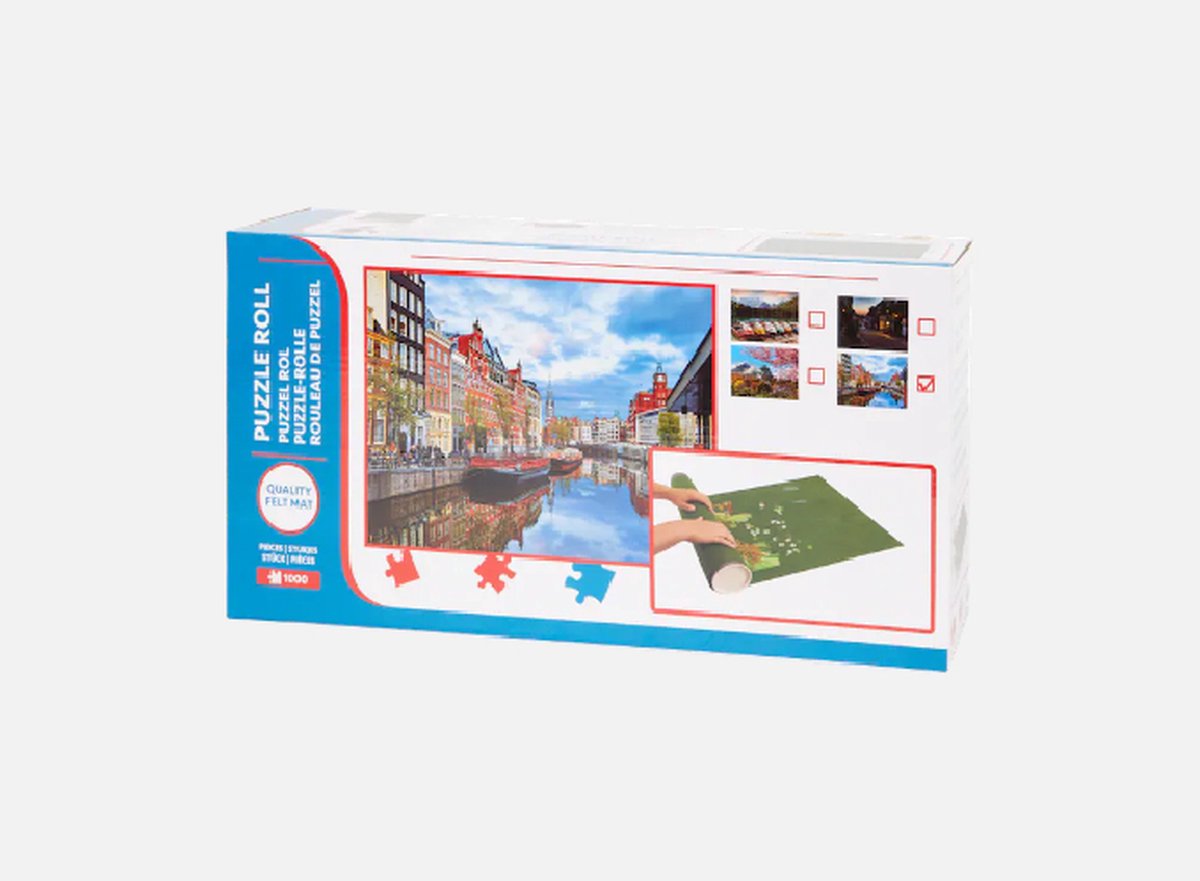 Puzzle - Rouleau de puzzle - Tapis de puzzle - 1000 pièces - Maisons de  canal