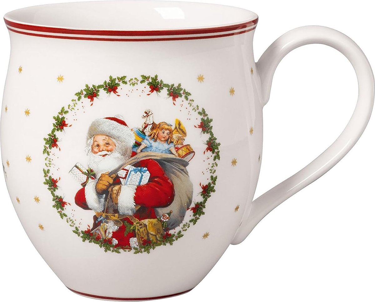Toy's Delight Santa and Angel Mug Porcelain Mug 360ml