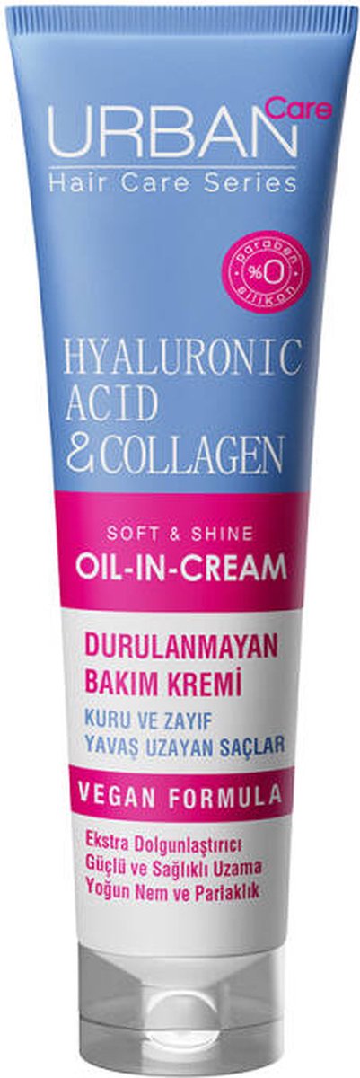 URBAN CARE Hyaluronic Acid & Collagen Oil In Cream 150ML