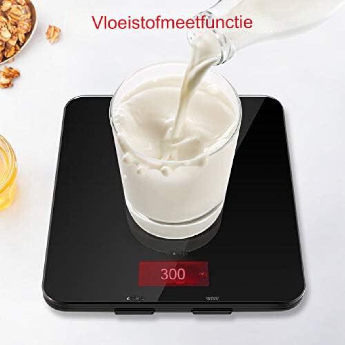 Weegschaal Keuken - Precisie Weegschaal - Zwart
