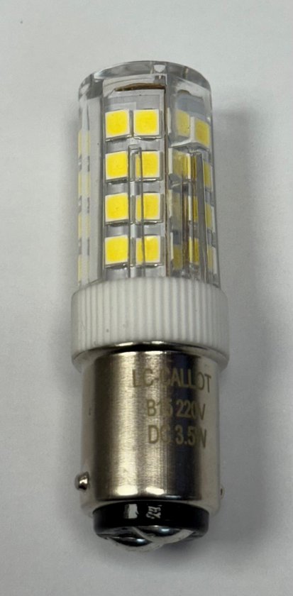 echtgenoot Fjord Gelijkmatig LED lamp - Bajonet fitting - 3,5W - 3000K - 1 stuk voor o.a. naaimachine |  bol