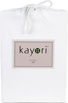 Kayori Kyoto - Topper Hsl - Jersey Interlock - 180/200-220 cm - Wit