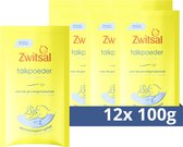 Bol.com Zwitsal Talkpoeder - Navul Verpakking Baby - 12x100 gr aanbieding