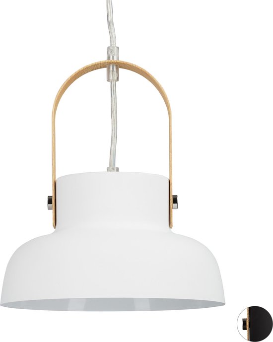relaxdays hanglamp - plafondlamp - eetkamerlamp - Scandinavische stijl -... bol.com