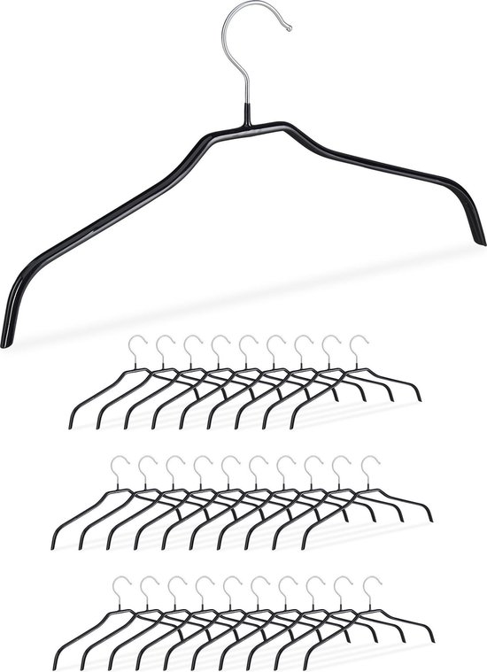 kledinghangers set - - klerenhangers - rubber coating - kleerhangers | bol.com