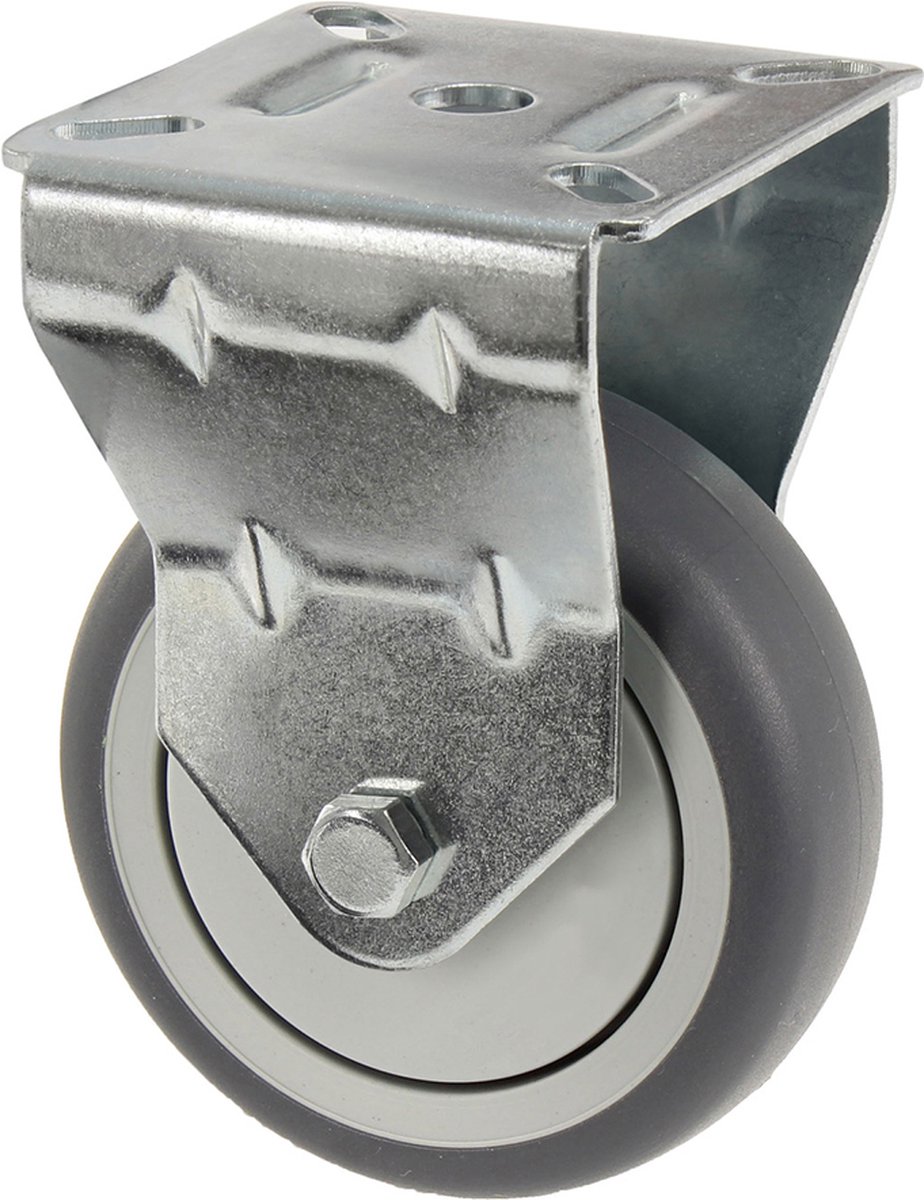 Bokwiel 50 mm Rubber | Per Stuk