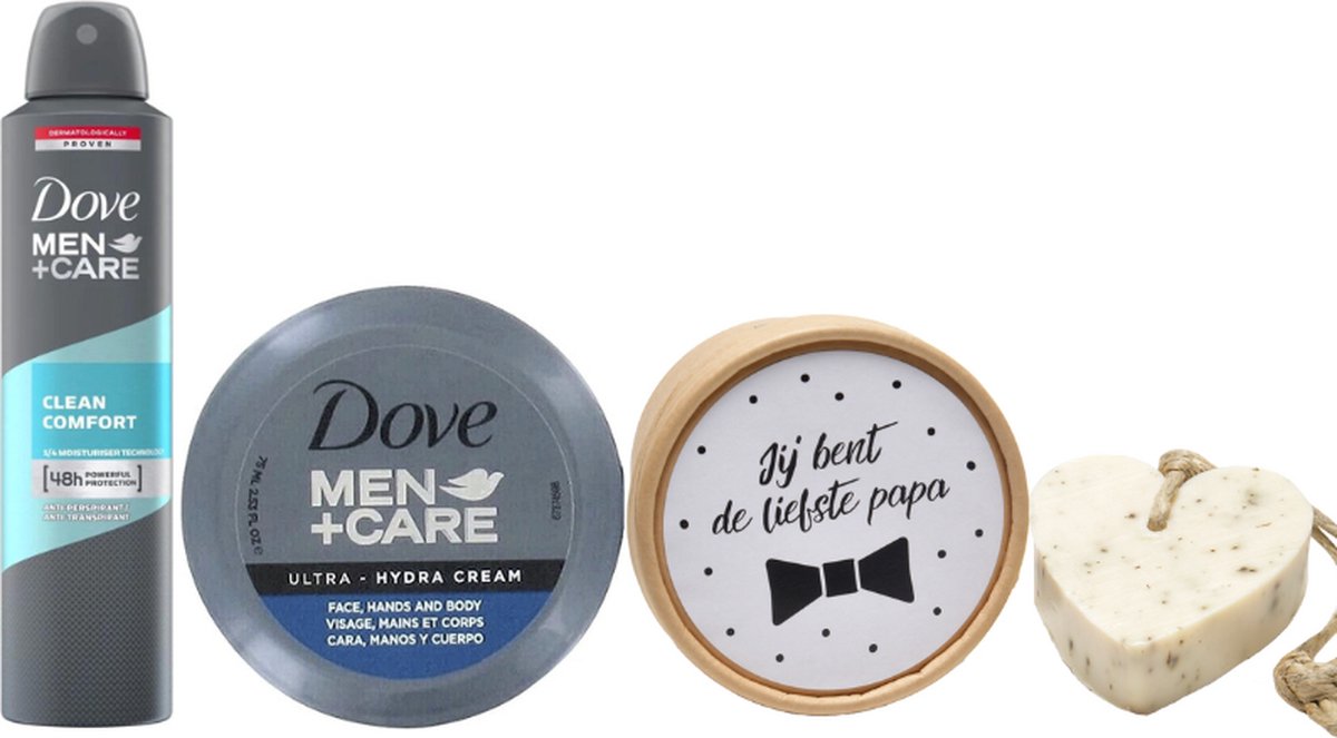 Goedkoopste Vaderdag Cadeauset Dove For Men 'Liefste Papa!'