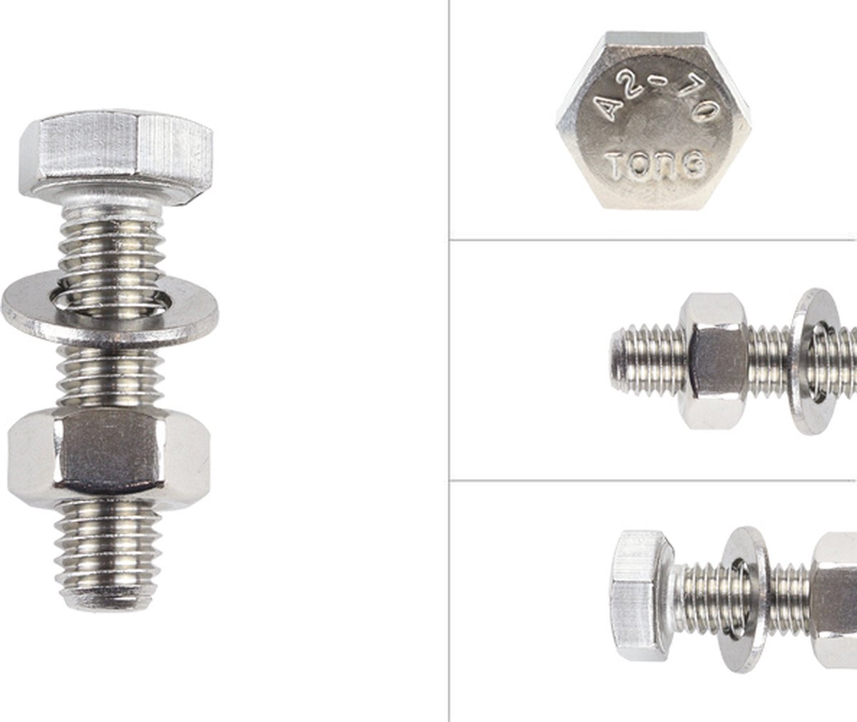 Tapbouten RVS M8 x 30 mm | 100 stuks