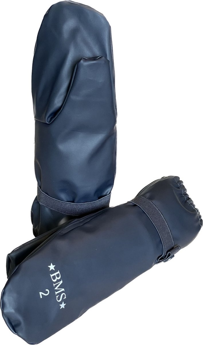 BMS kinderhandschoenen, graafhandschoenen, marineblauw – 2-5 jaar
