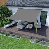 Bol.com Zonnezeil 2 x 3 m waterdicht zonwering rechthoekig Oxford-weefsel uv-bescherming voor balkon terras tuin outdoor aanbieding
