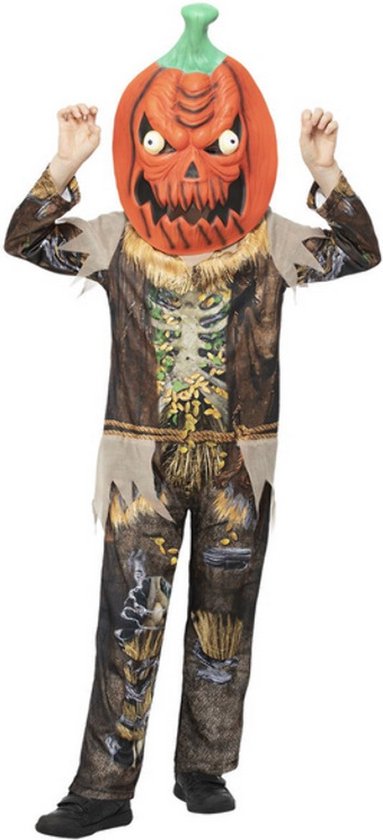 Zombie Kostuum | Enge Pompoenhoofder Pim Kind Kostuum | | Halloween | Verkleedkleding