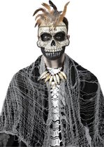 Smiffys - Voodoo Priest Skull Masker - Multicolours