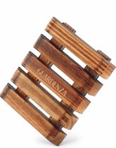 Guardenza houten zeepbakje - Zeepplankje - Zeepschaaltje - Zeephouder - Shampoo bar plateau