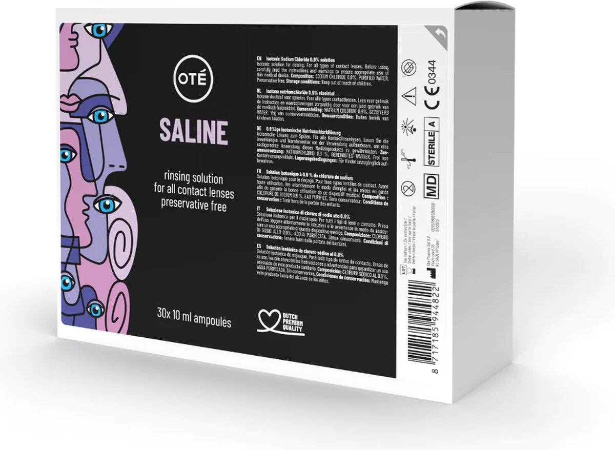 Oté Saline [30x 10ml ampullen] Lenzenvloeistof op Prijzenvolger.com