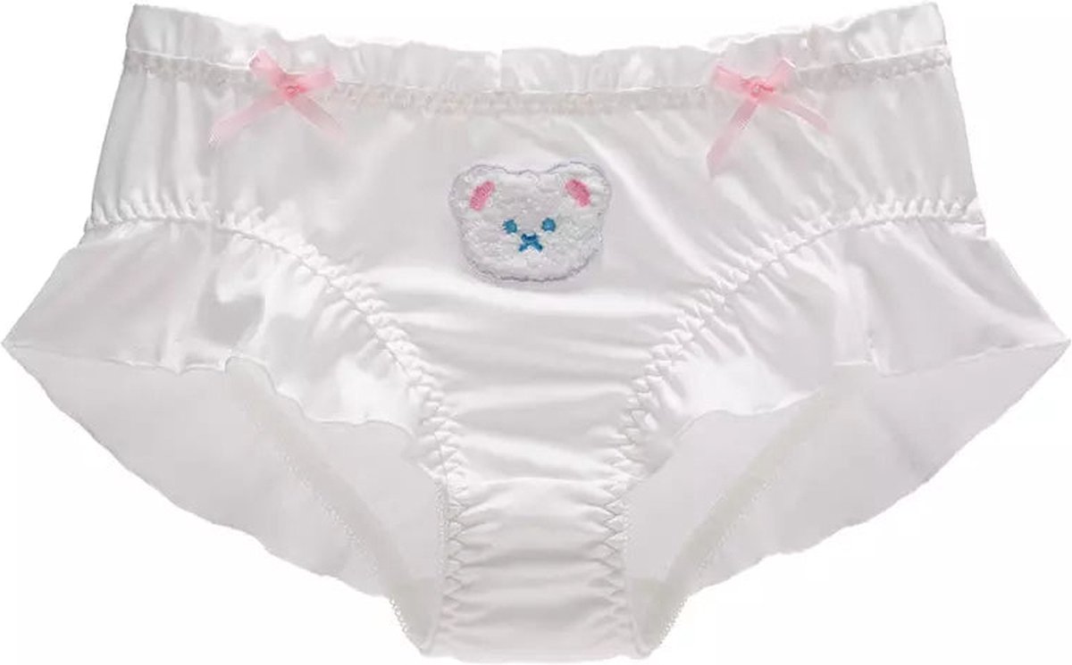 SissyMarket - Cute ABDL / Sissy Poppy Panties - White