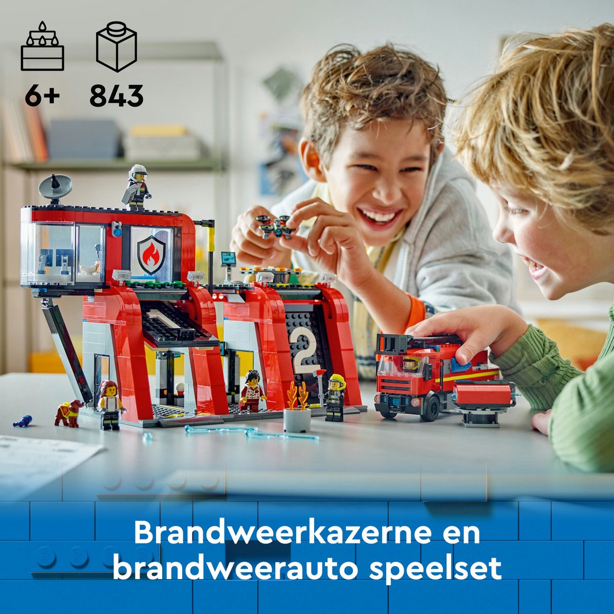 LEGO City Brandweerkazerne en brandweerauto - 60414 — afbeelding 23