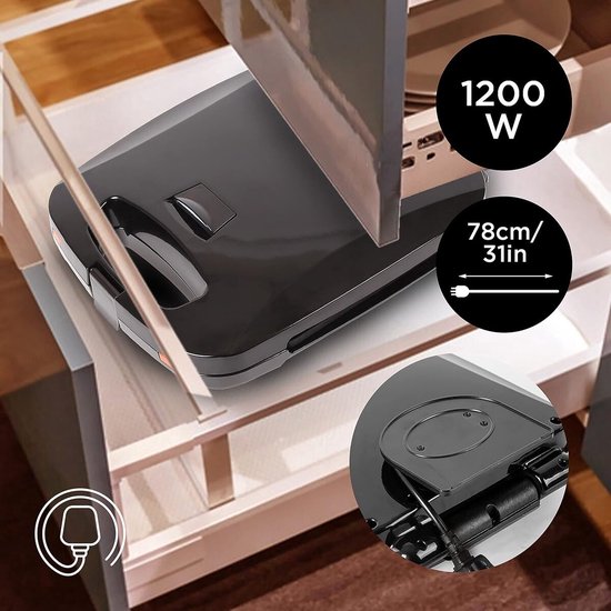 Wafelijzer - Wafelmaker - Wafelijzers - Wafels Maken — afbeelding 4