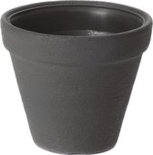 Prosperplast Pot de fleurs/pot de fleurs Classic Garden - extérieur/intérieur - plastique - anthracite - D30 x H31 cm