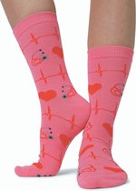 Love for Care Chaussettes Rose