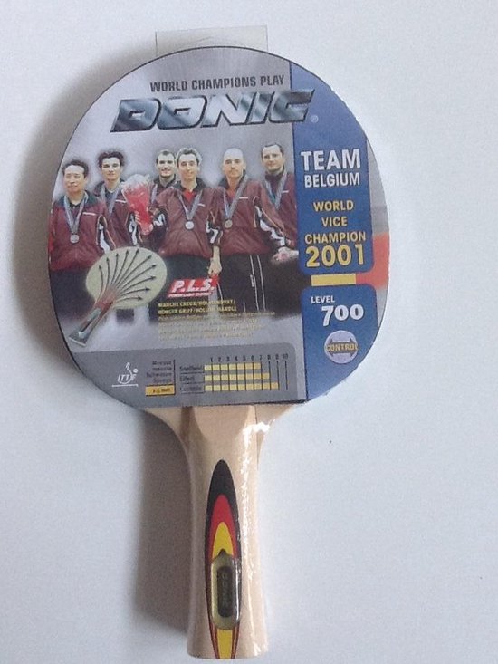 Donic Schildkrot - Palette de ping-pong - TEAM BELGIUM - niveau 700 | bol
